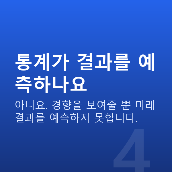 로또통계 통계가 결과를 예측하나요