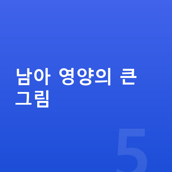 남아 영양 남아 영양의 큰 그림