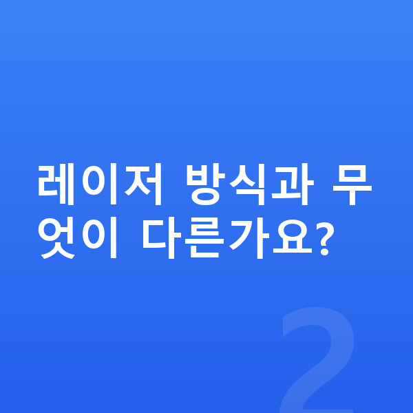ICL렌즈삽입술방법 레이저 방식과 무엇이 다른가요?