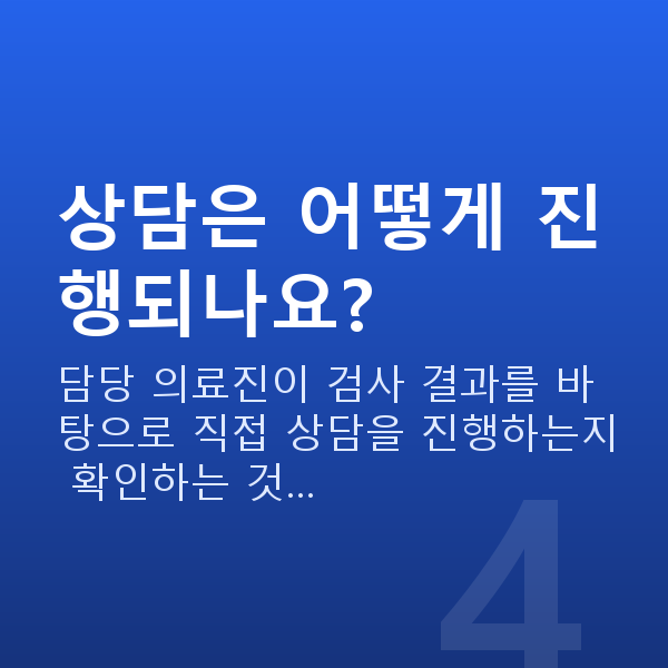 라식가격 상담은 어떻게 진행되나요?