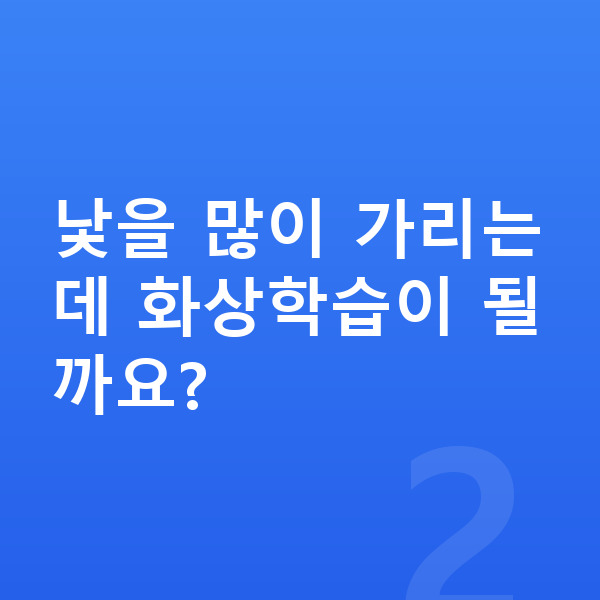 초등 화상학습 낯을 많이 가리는데 화상학습이 될까요?