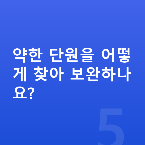 중학교 3학년 수학 약한 단원을 어떻게 찾아 보완하나요?