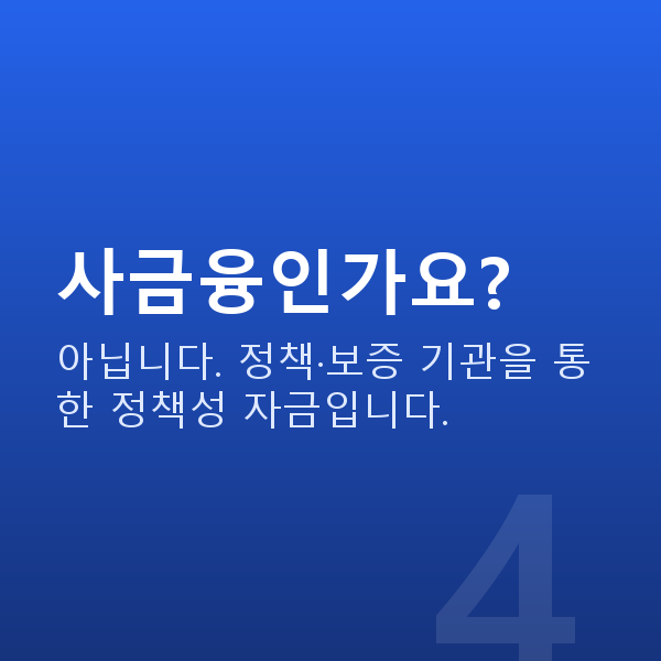 헬스장정책자금 사금융인가요?