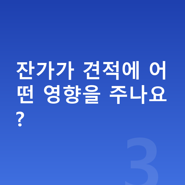 BMW 3시리즈 리스 견적 잔가가 견적에 어떤 영향을 주나요?