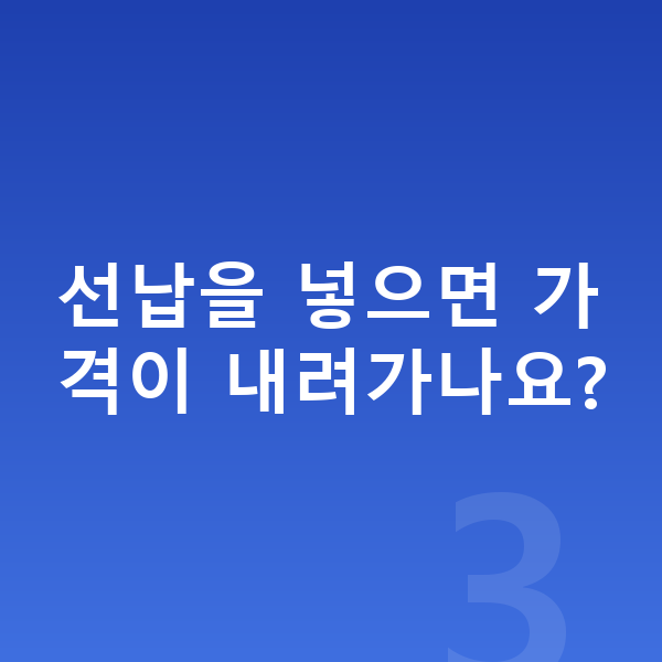 BMW i5 리스 가격 선납을 넣으면 가격이 내려가나요?