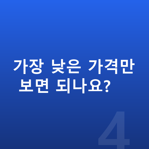 BMW X1 장기렌트 가격 가장 낮은 가격만 보면 되나요?