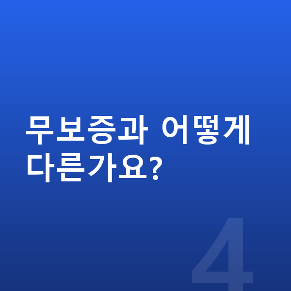 BMW X1 장기렌트 보증금 무보증과 어떻게 다른가요?