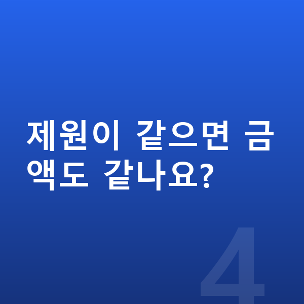 BMW X3 제원 제원이 같으면 금액도 같나요?