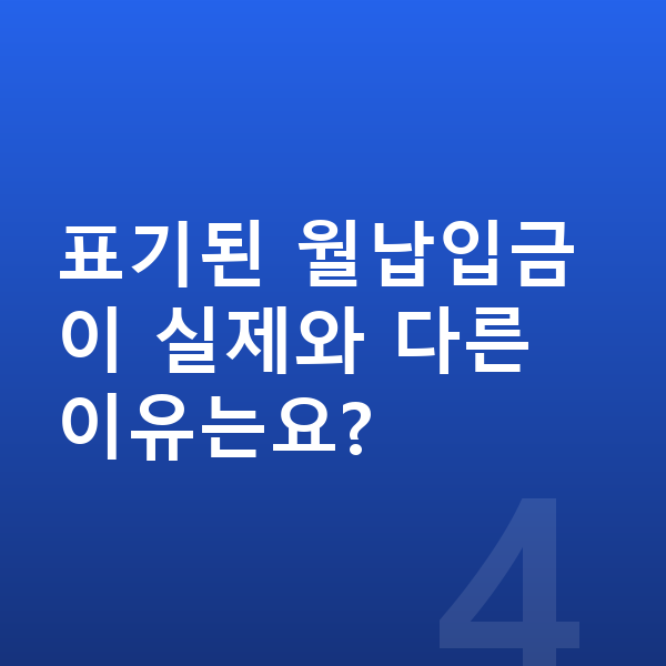 BMW X4 리스 월납입금 표기된 월납입금이 실제와 다른 이유는요?