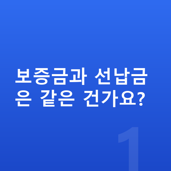 BMW X6 리스 보증금 보증금과 선납금은 같은 건가요?