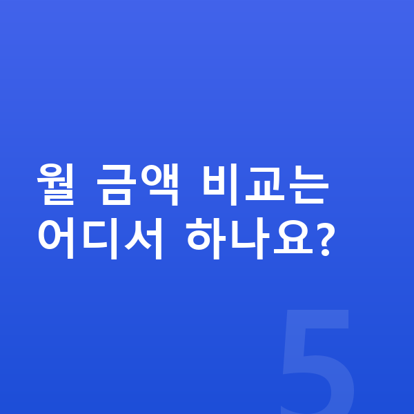 BMW X6 리스 월납입금 월 금액 비교는 어디서 하나요?