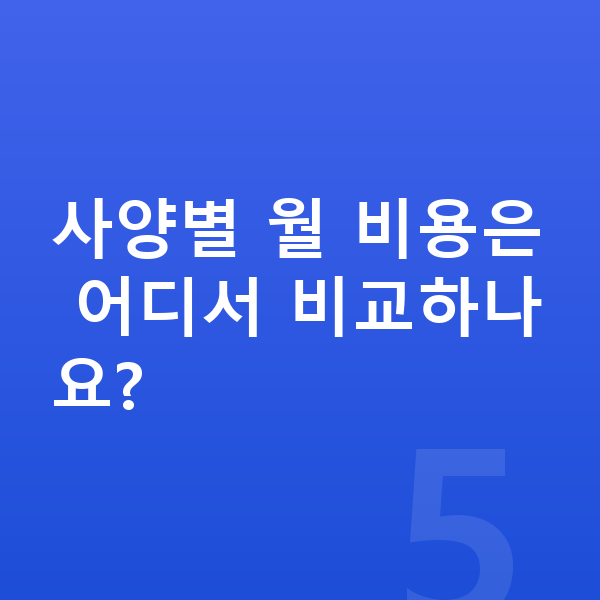 BMW X6 제원 사양별 월 비용은 어디서 비교하나요?
