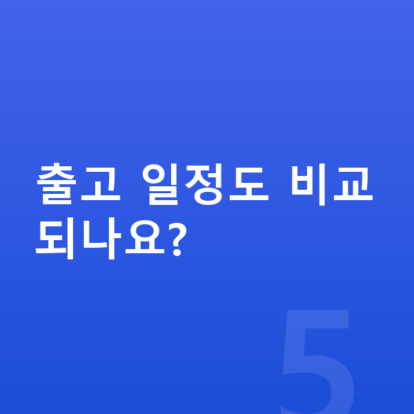 BMW XM 리스 출고기간 출고 일정도 비교되나요?