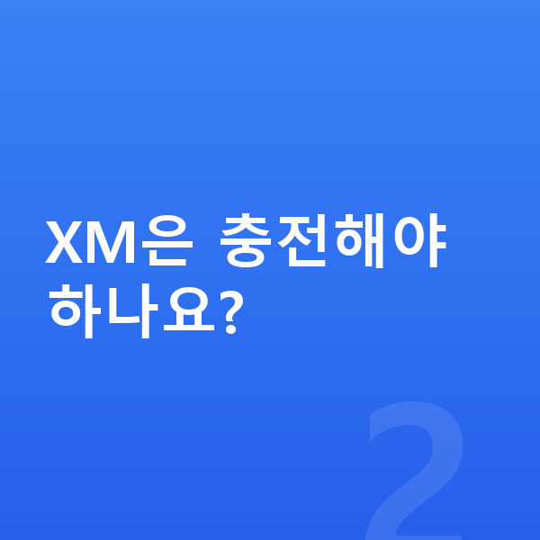 BMW XM 연비 XM은 충전해야 하나요?