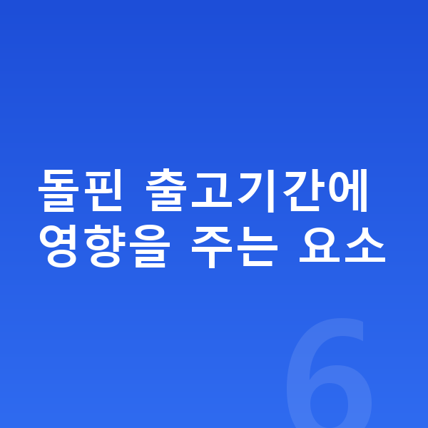 BYD 돌핀 장기렌트 출고기간 돌핀 출고기간에 영향을 주는 요소