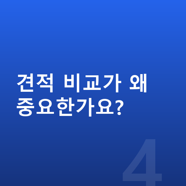 BYD 씨라이언7 장기렌트 견적 견적 비교가 왜 중요한가요?
