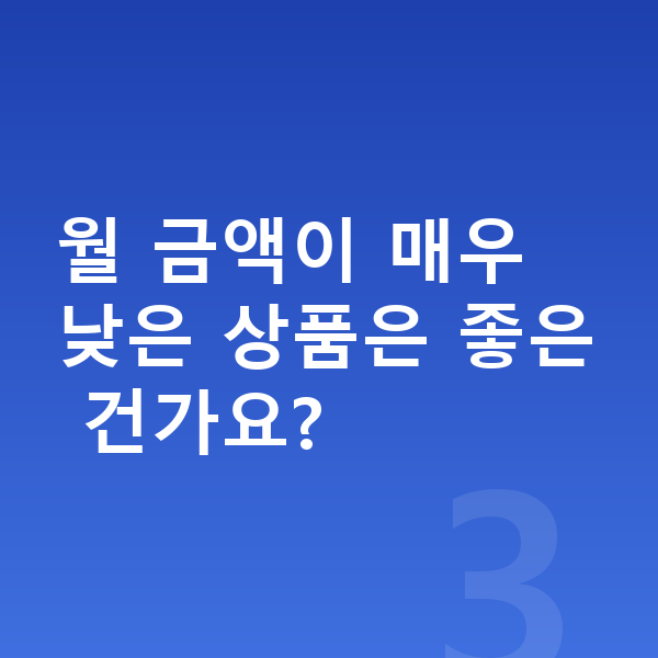 BYD 씨라이언7 장기렌트 월납입금 월 금액이 매우 낮은 상품은 좋은 건가요?