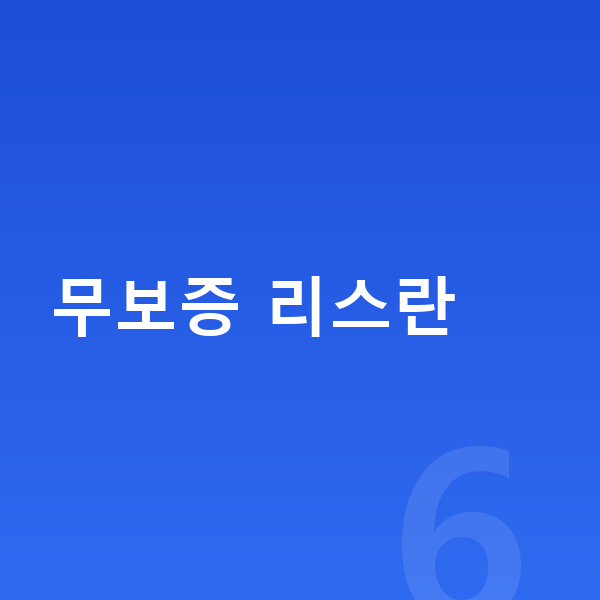 BYD 씰 리스 무보증 무보증 리스란