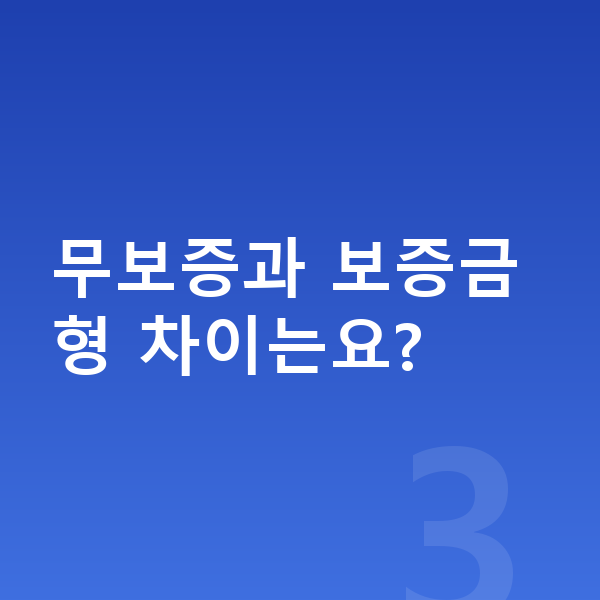 BYD 씰 신차 무보증과 보증금형 차이는요?