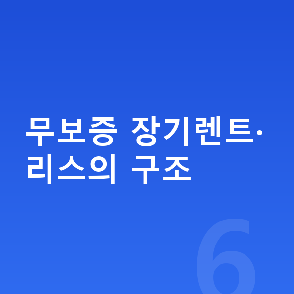 KGM 렉스턴 리스 무보증 무보증 장기렌트·리스의 구조