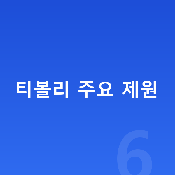 KGM 티볼리 제원 티볼리 주요 제원