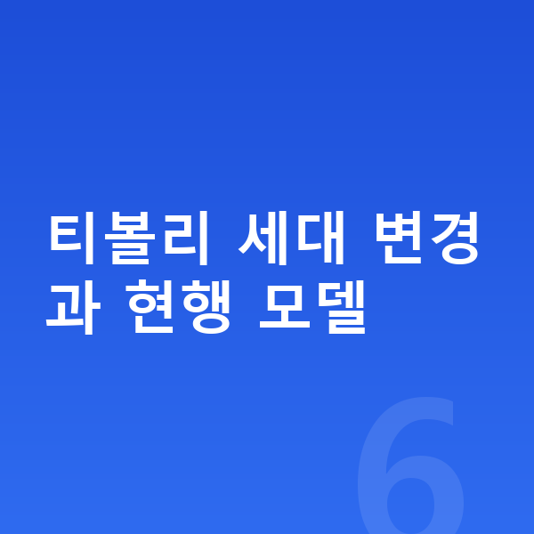 KGM 티볼리 풀체인지 티볼리 세대 변경과 현행 모델