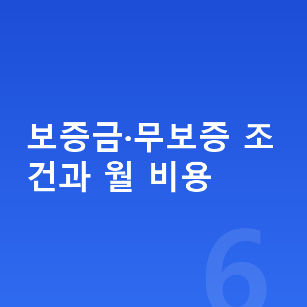 기아 EV3 리스 보증금 보증금·무보증 조건과 월 비용
