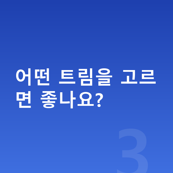 기아 EV6 신차 어떤 트림을 고르면 좋나요?