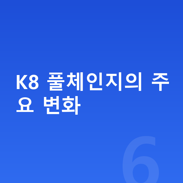 기아 K8 풀체인지 K8 풀체인지의 주요 변화