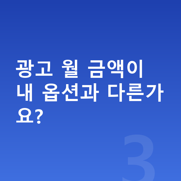 기아 K9 옵션 광고 월 금액이 내 옵션과 다른가요?