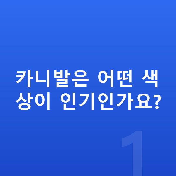 기아 카니발 색상 카니발은 어떤 색상이 인기인가요?