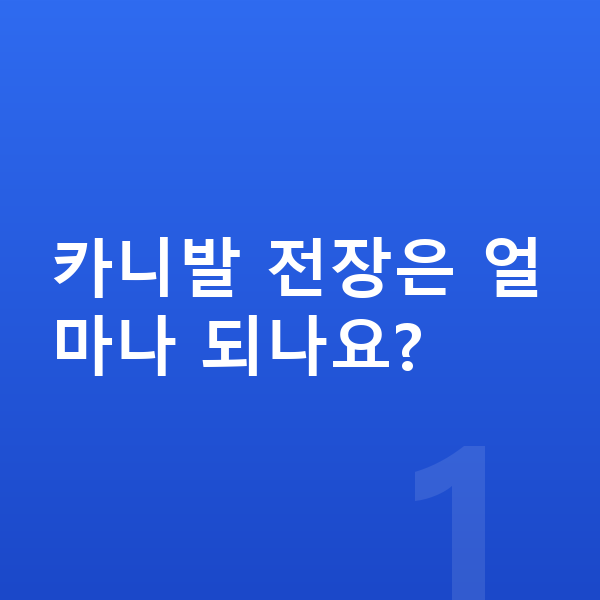 기아 카니발 제원 카니발 전장은 얼마나 되나요?