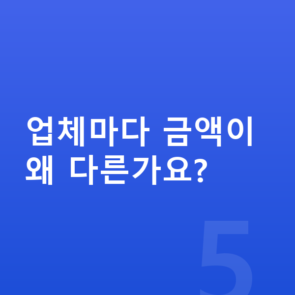 랜드로버 디스커버리 스포츠 장기렌트 월납입금 업체마다 금액이 왜 다른가요?