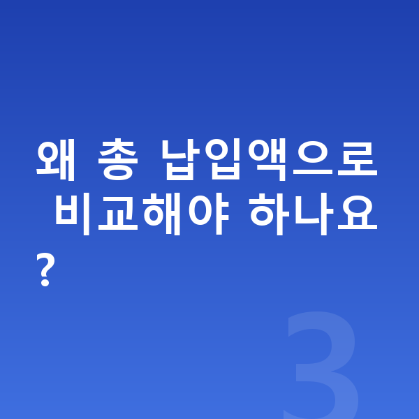 랜드로버 레인지로버 스포츠 리스 가격 왜 총 납입액으로 비교해야 하나요?