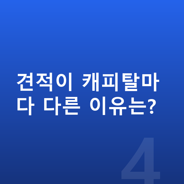 랜드로버 레인지로버 스포츠 리스 견적 견적이 캐피탈마다 다른 이유는?