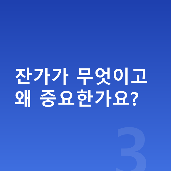 랜드로버 벨라 리스 잔가가 무엇이고 왜 중요한가요?