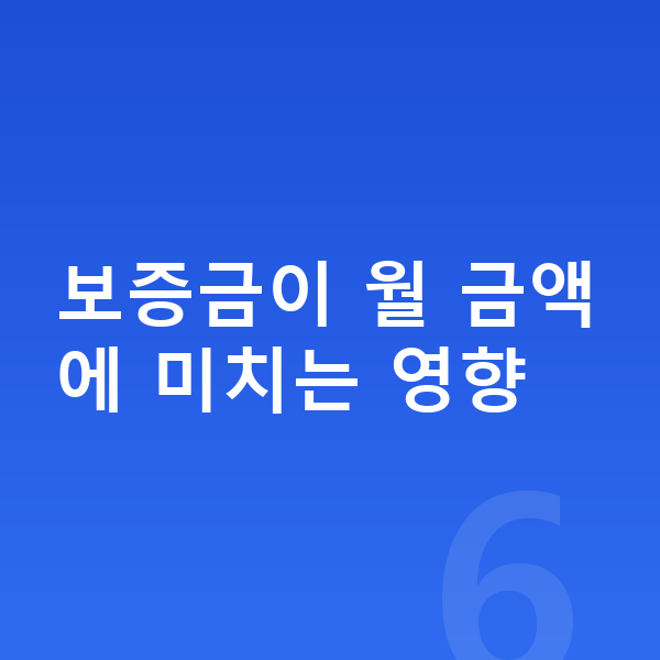 랜드로버 이보크 장기렌트 보증금 보증금이 월 금액에 미치는 영향