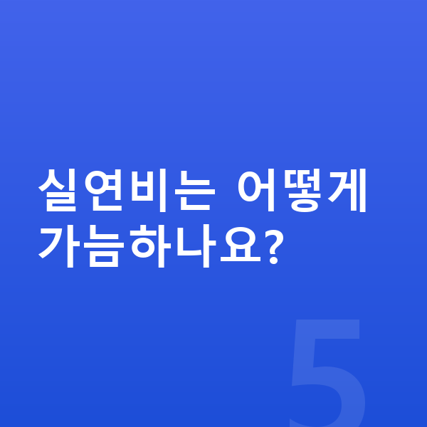 렉서스 LM 연비 실연비는 어떻게 가늠하나요?