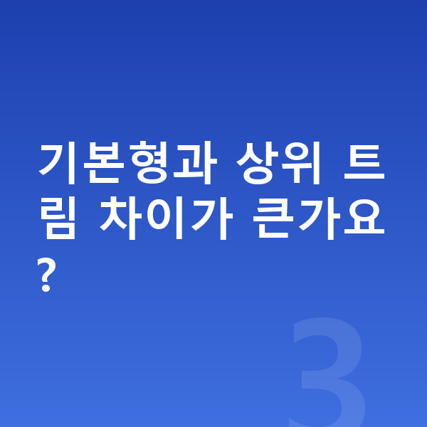 르노 그랑 콜레오스 옵션 기본형과 상위 트림 차이가 큰가요?