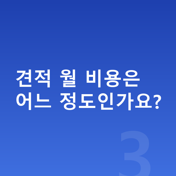 미니 컨트리맨 리스 견적 견적 월 비용은 어느 정도인가요?