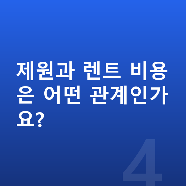 미니 쿠퍼 일렉트릭 제원 제원과 렌트 비용은 어떤 관계인가요?