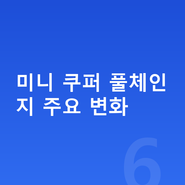 미니 쿠퍼 풀체인지 미니 쿠퍼 풀체인지 주요 변화