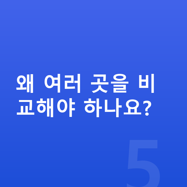아우디 A3 장기렌트 왜 여러 곳을 비교해야 하나요?