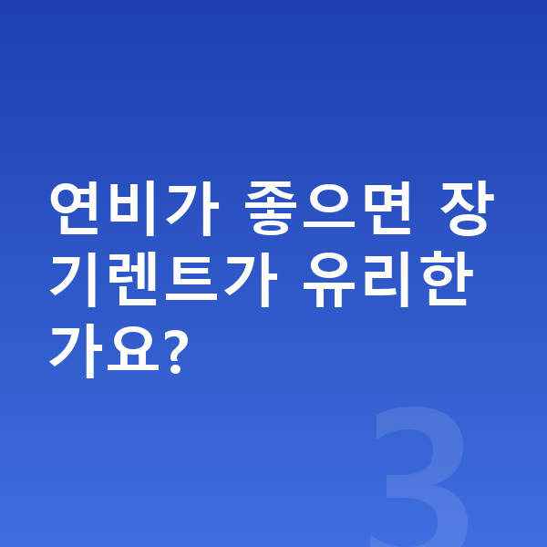 아우디 A6 연비 연비가 좋으면 장기렌트가 유리한가요?