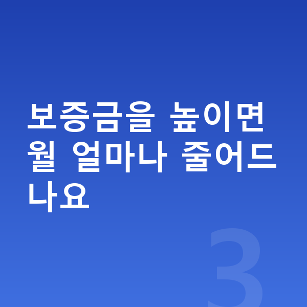 아우디 A6 장기렌트 보증금 보증금을 높이면 월 얼마나 줄어드나요