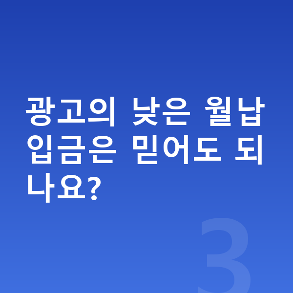 아우디 Q5 장기렌트 월납입금 광고의 낮은 월납입금은 믿어도 되나요?