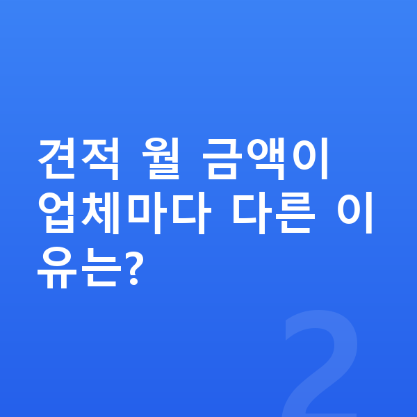 아우디 Q6 이트론 리스 견적 견적 월 금액이 업체마다 다른 이유는?