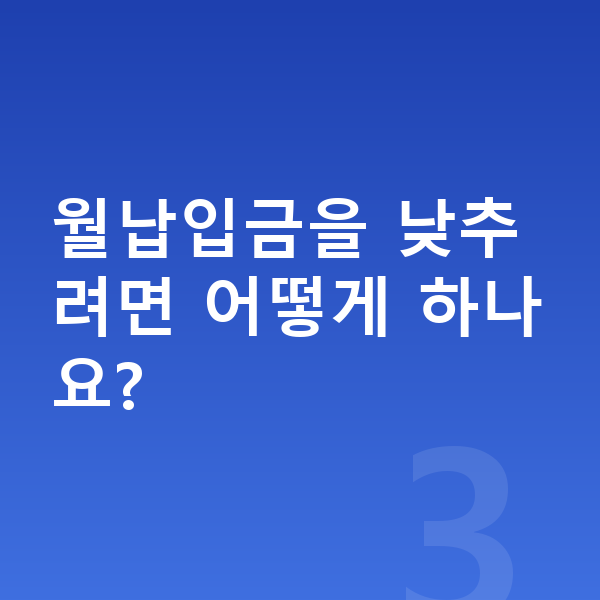제네시스 G80 장기렌트 월납입금 월납입금을 낮추려면 어떻게 하나요?