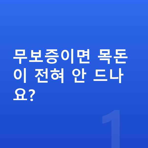 제네시스 G90 리스 무보증 무보증이면 목돈이 전혀 안 드나요?