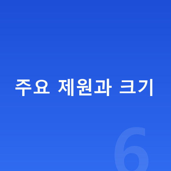 지프 그랜드체로키 제원 주요 제원과 크기